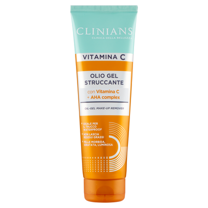 Clinians - Olio Gel Struccante Vitamina C - Pelle Morbida, Idratata, Luminosa - 125 ml (25522997)