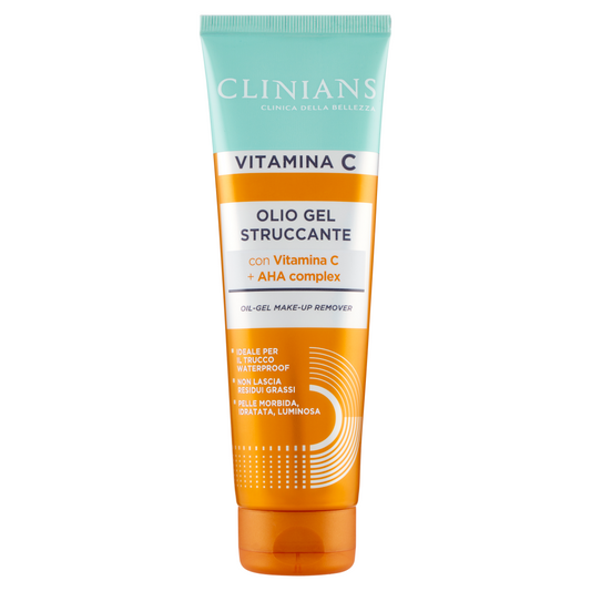 Clinians - Olio Gel Struccante Vitamina C - Pelle Morbida, Idratata, Luminosa - 125 ml (25522997)