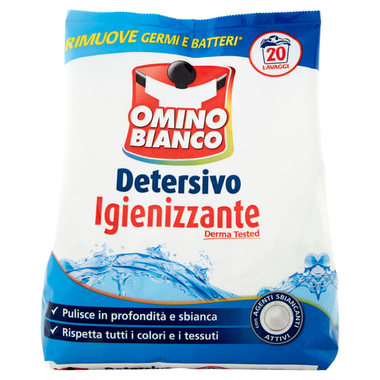 Omino Bianco - Detersivo Lavatrice Igienizzante in Polvere, 20 Lavaggi (25566707)