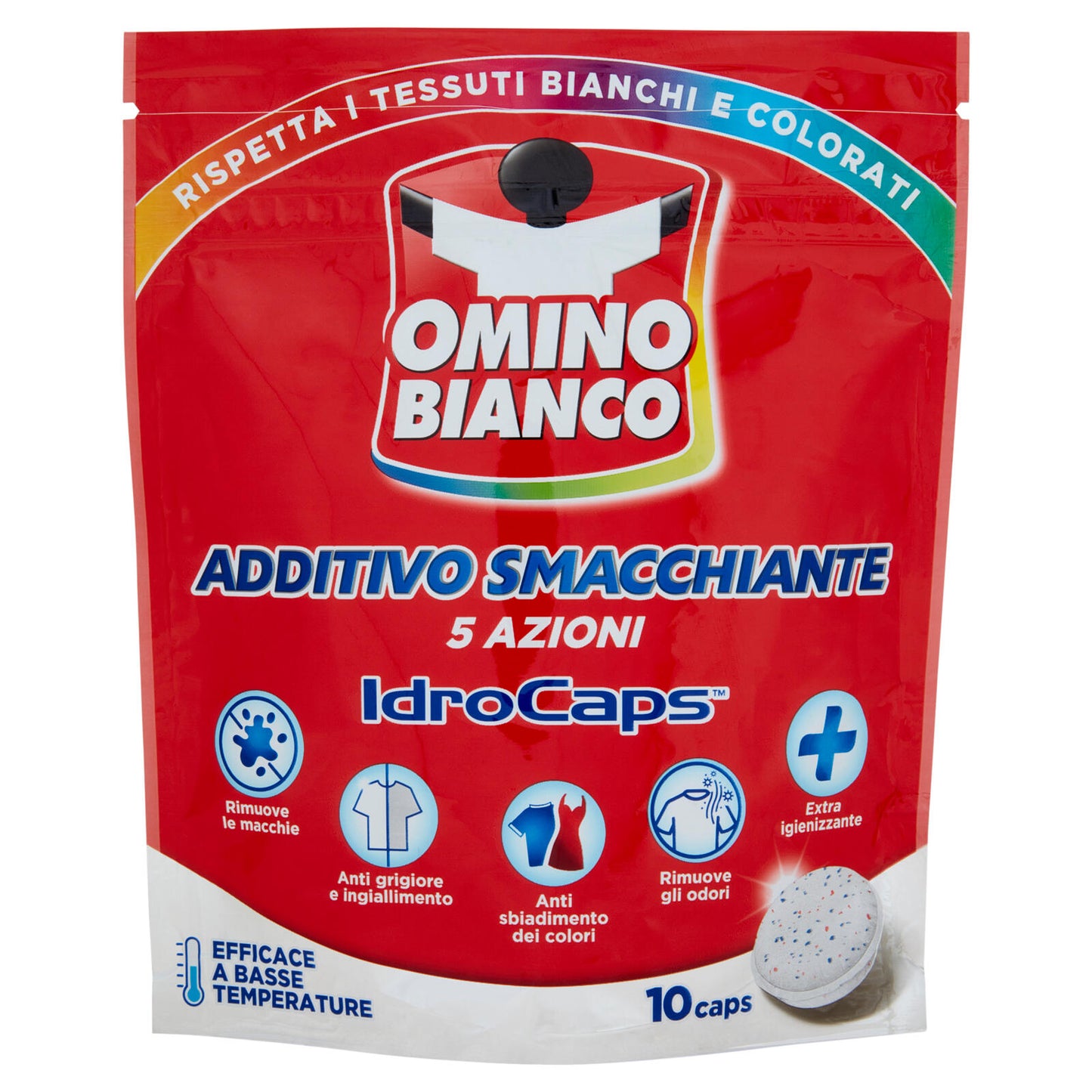 Omino Bianco Additivo Smacchiante IdroCaps 10 caps 200 g (25566740)