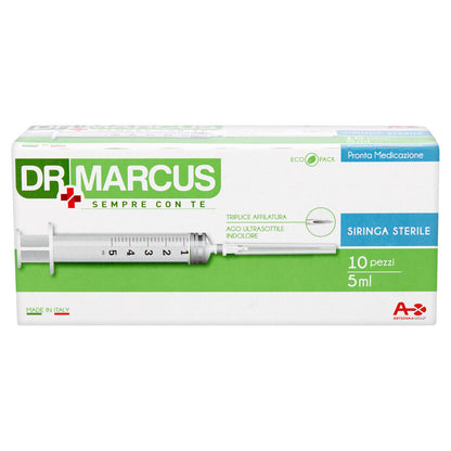 Dr Marcus Pronta Medicazione 10 siringhe sterili senza lattice 5 ml (25525711)