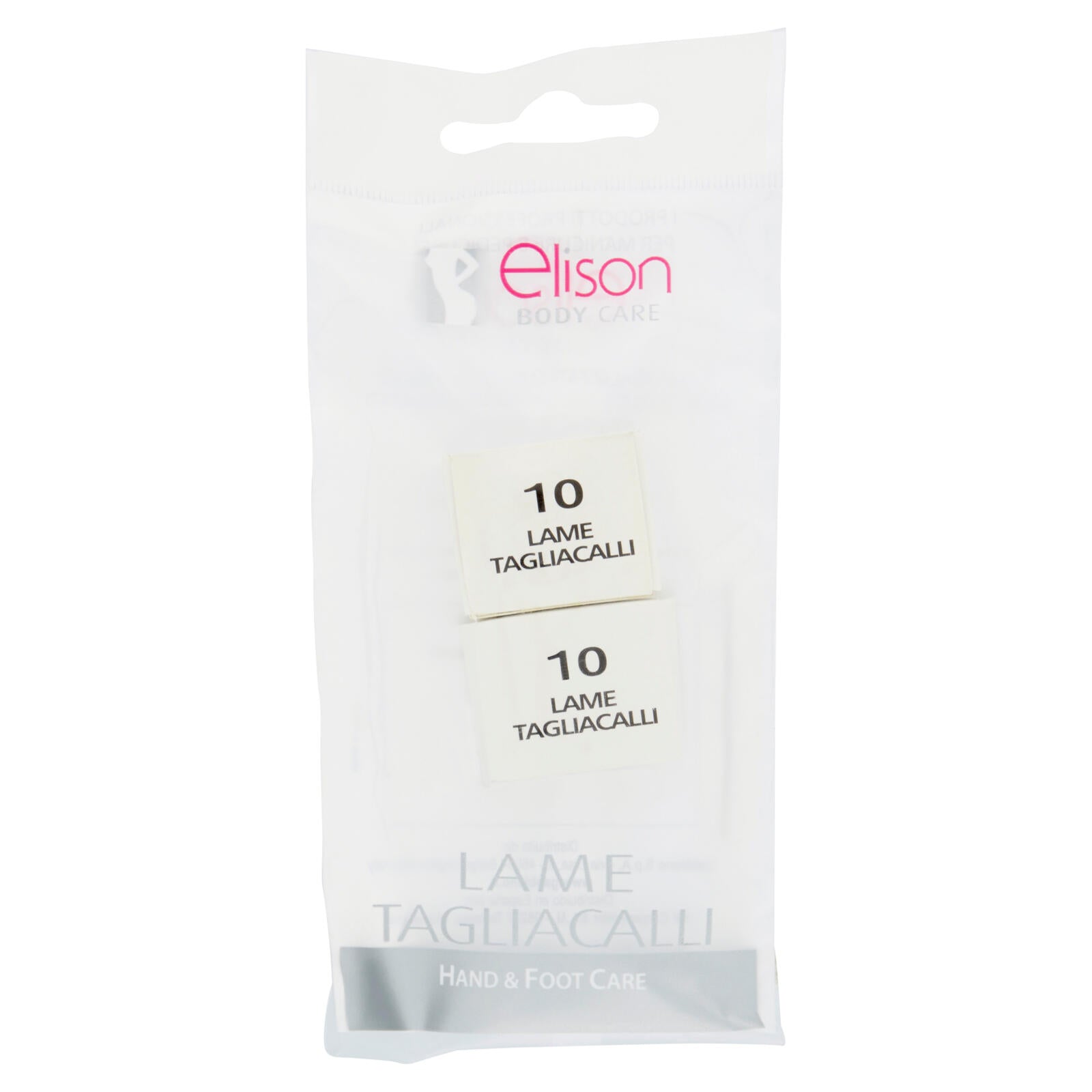 elison Body Care Hand & Foot Care 2 Scatole da 10 Lame tagliacalli per Tagliacalli Elison 13019 (25525973)