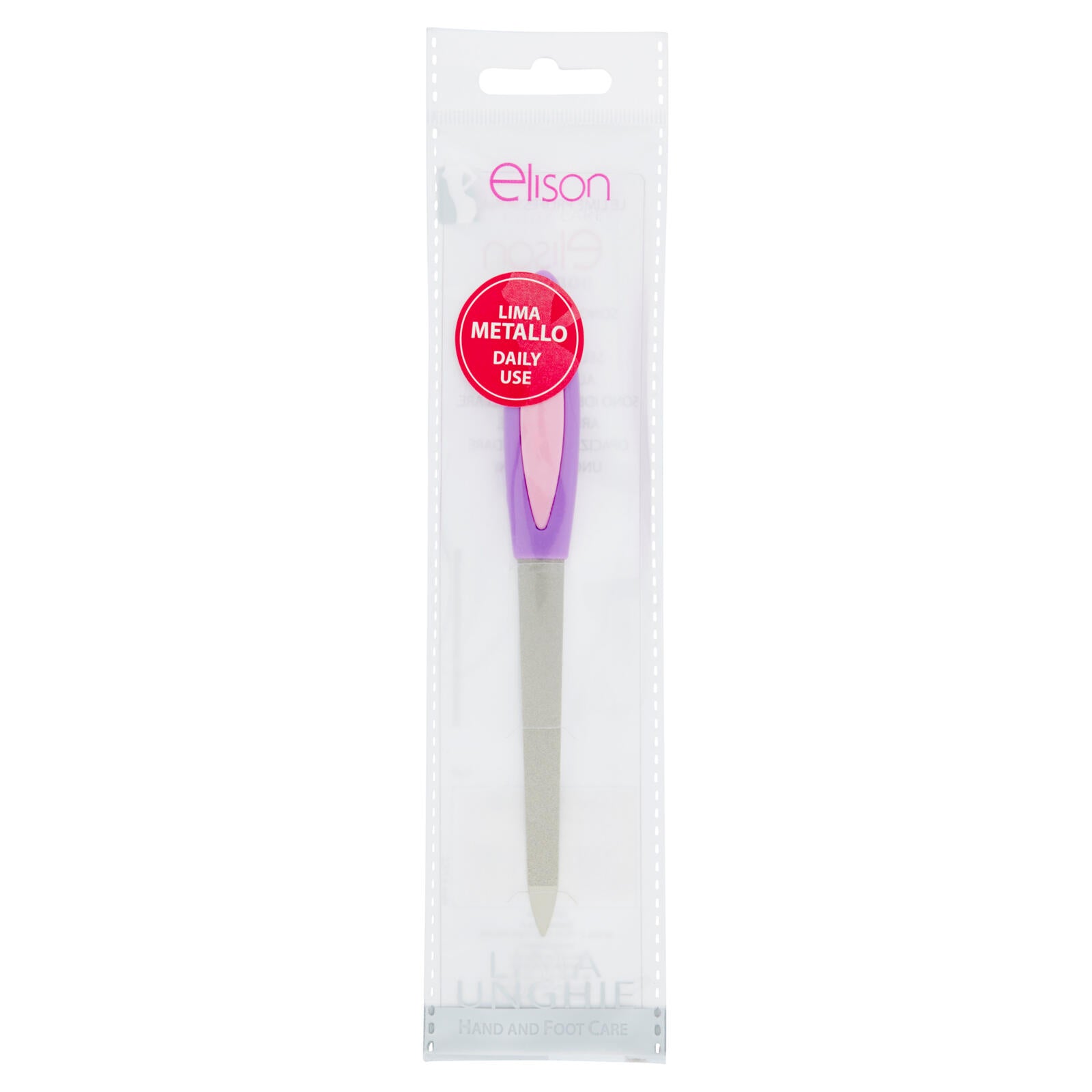elison Body Care Hand and Foot Care Lima unghie metallo con manico (25526003)
