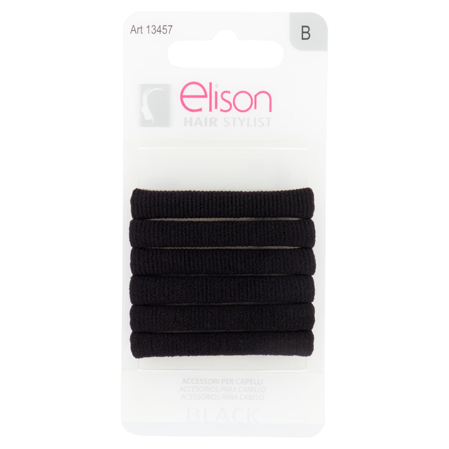 elison Hair Stylist Elastici Black (25526075)