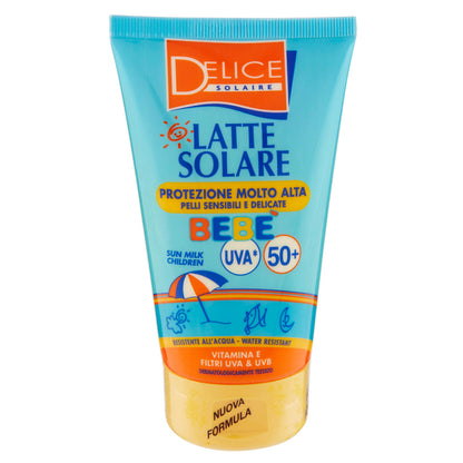Delice Solaire Latte Solare Bebè Protezione Molto Alta FP50+ 100 ml (25525048)