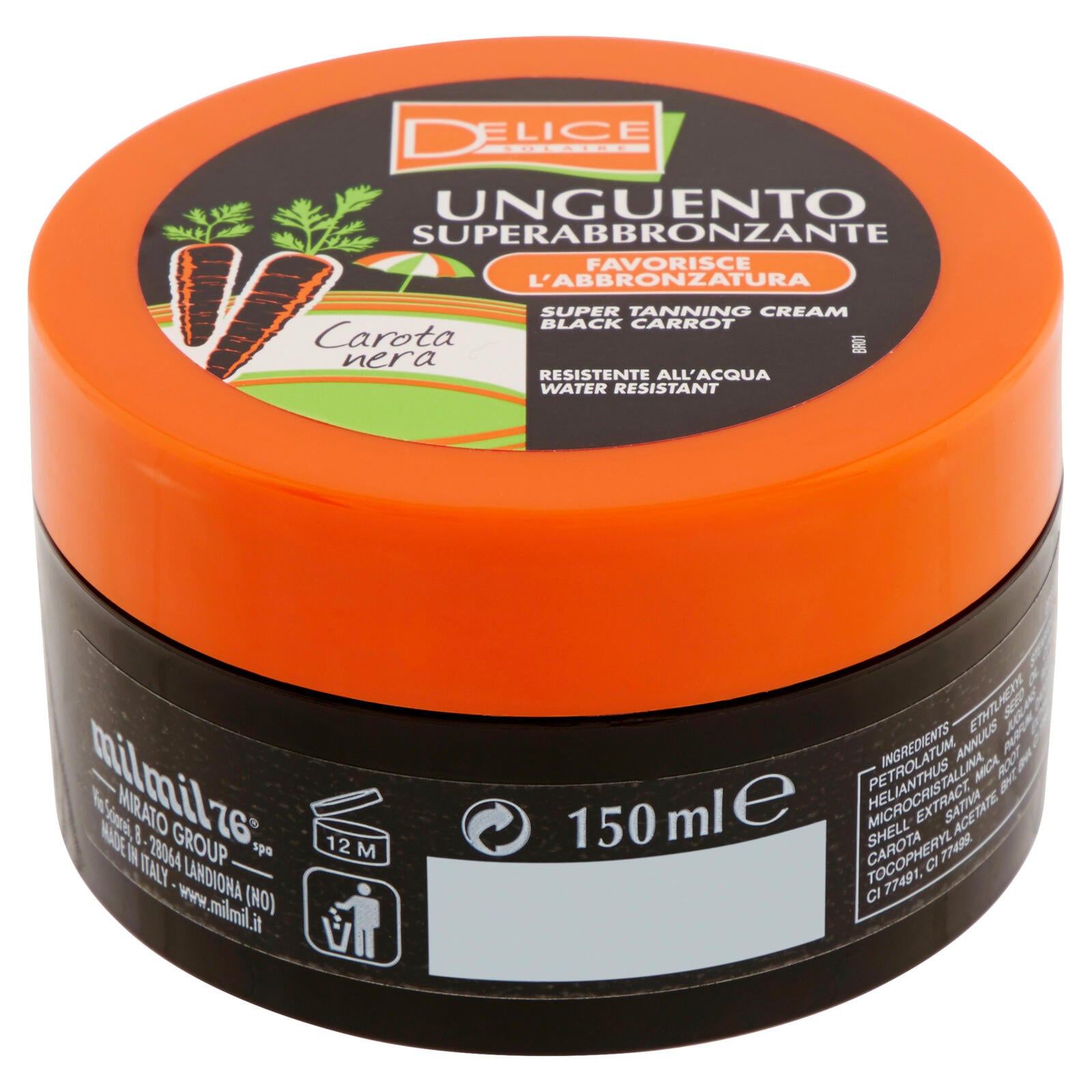 Delice Solaire Unguento Superabbronzante Carota Nera 150 ml (25525068)