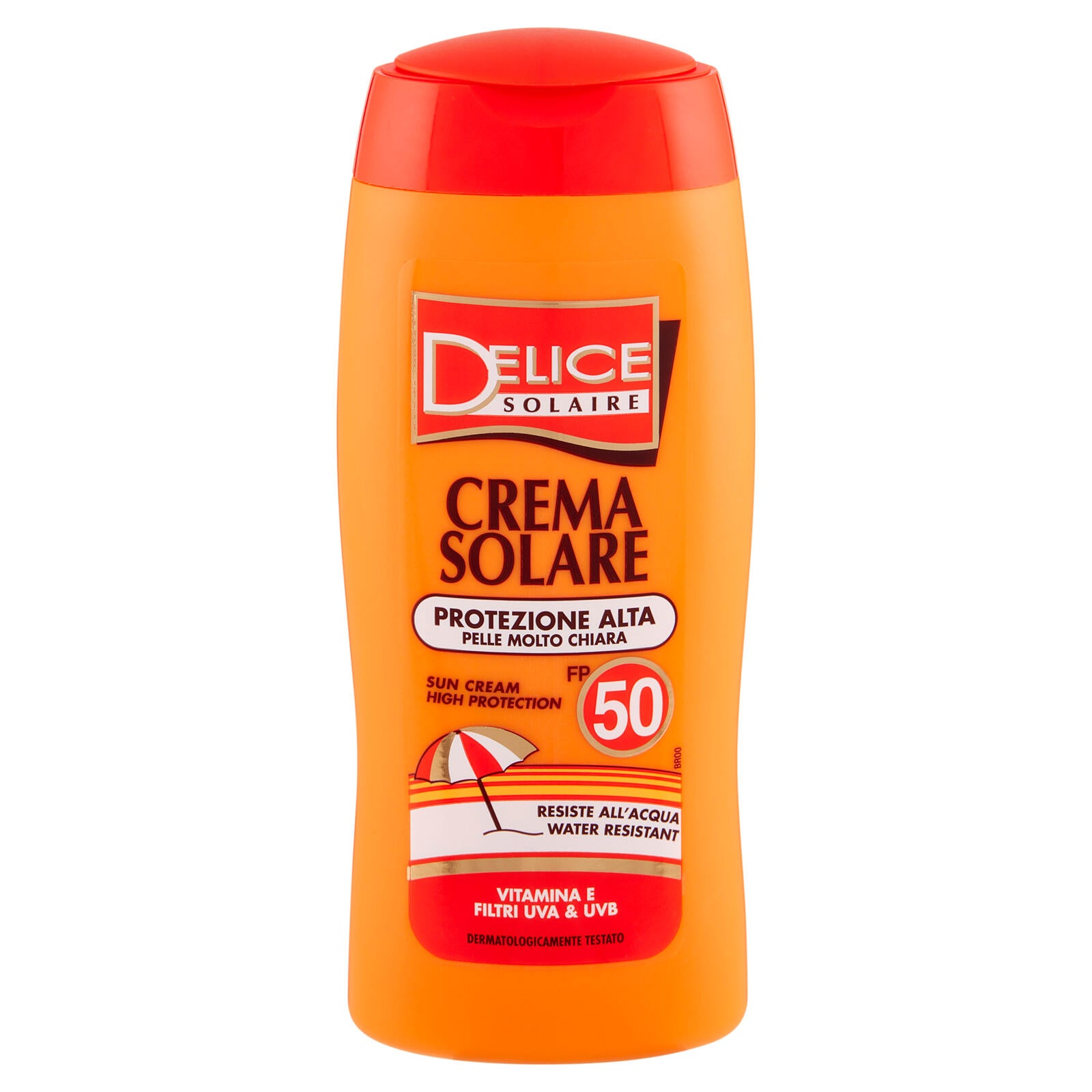 Delice Solaire Crema Solare Protezione Alta Pelle Molto Chiara FP 50 250 ml (25525036)