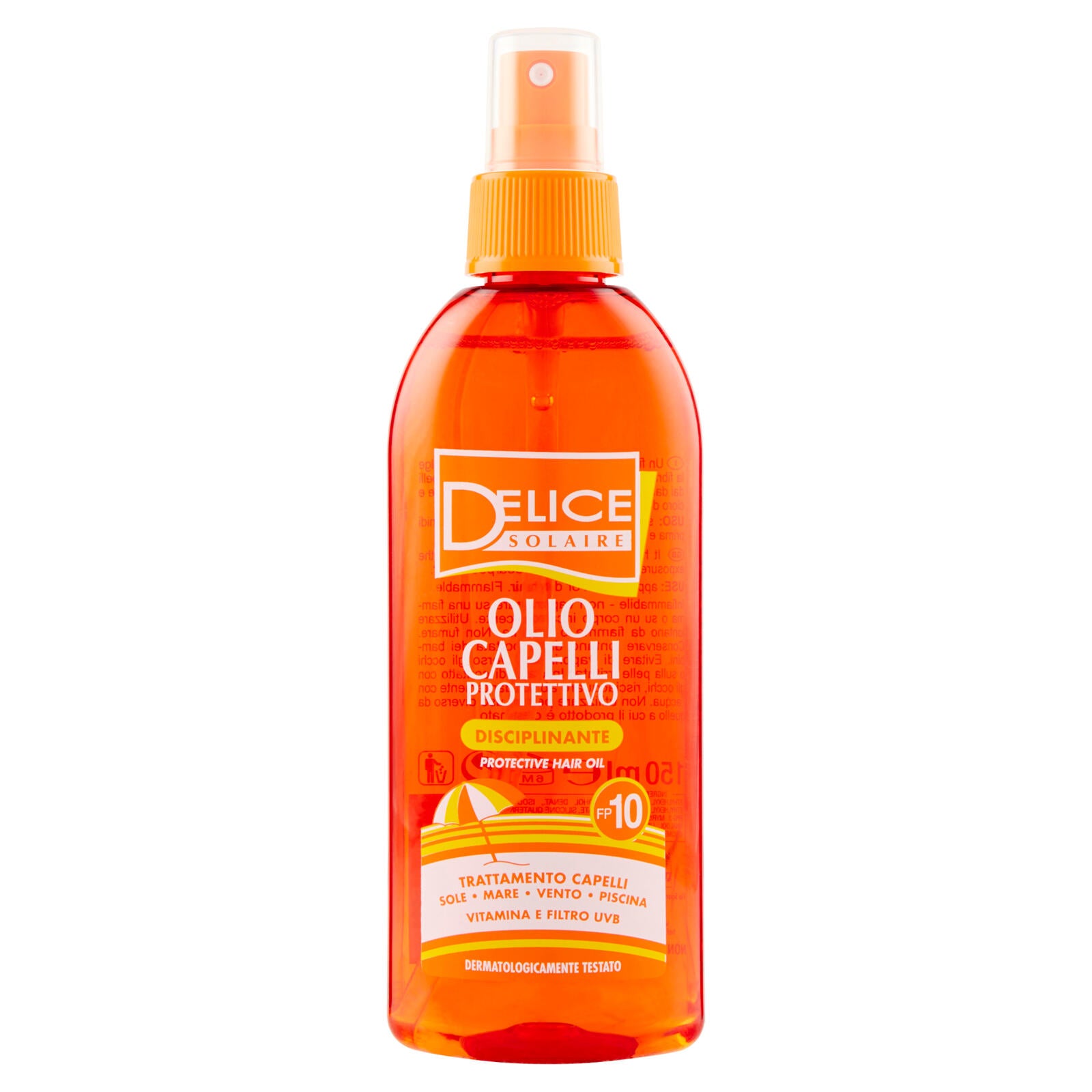 Delice Solaire Olio Capelli Protettivo Disciplinante FP10 150 ml (25525053)