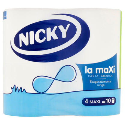 Nicky la Maxi Carta Igienica 4 pz (25563067)