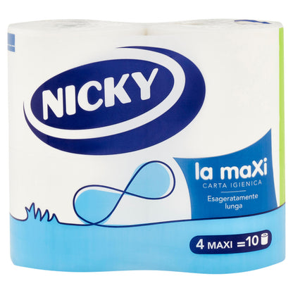 Nicky la Maxi Carta Igienica 4 pz (25563068)