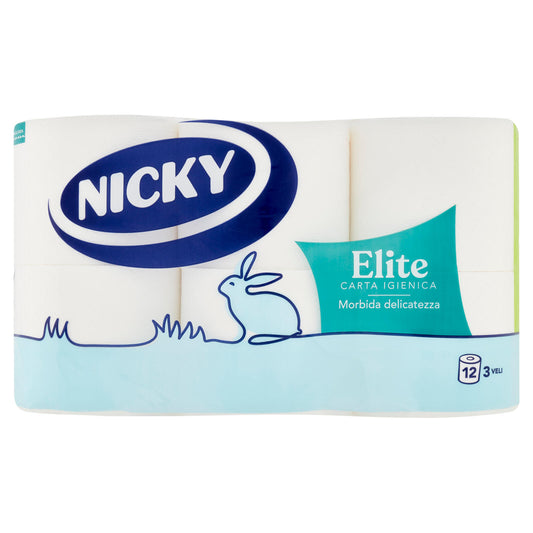 Nicky Elite Carta Igienica 12 pz (25563047)
