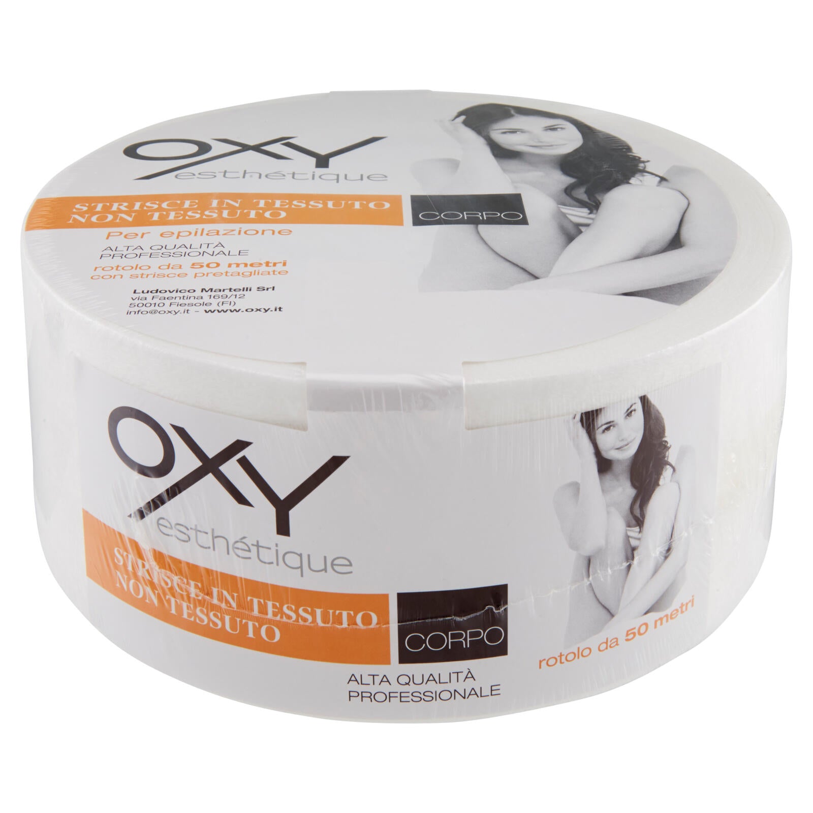 Oxy Esthétique Strisce in tessuto non tessuto corpo per epilazione rotolo da 50 metri (25567551)