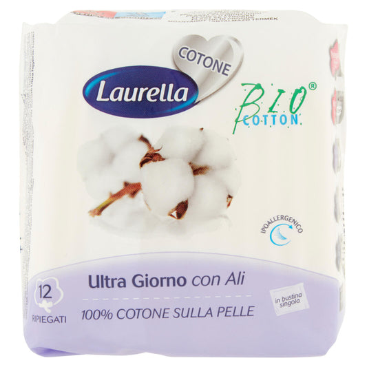 Laurella Cotone Ultra Giorno con Ali Ripiegati 12 pz (25533109)