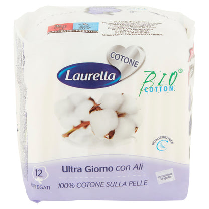 Laurella Cotone Ultra Giorno con Ali Ripiegati 12 pz (25533110)