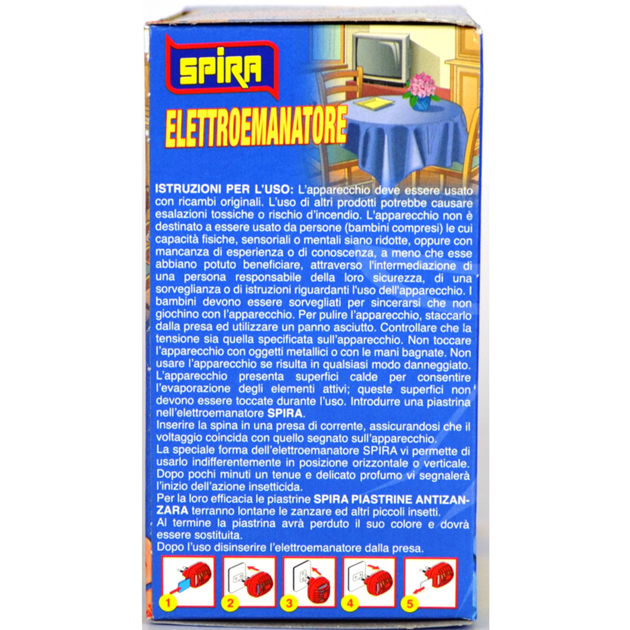 Spira - Insetticida Antizanzara Elettroemanatore + 10 Piastrine (25607375)
