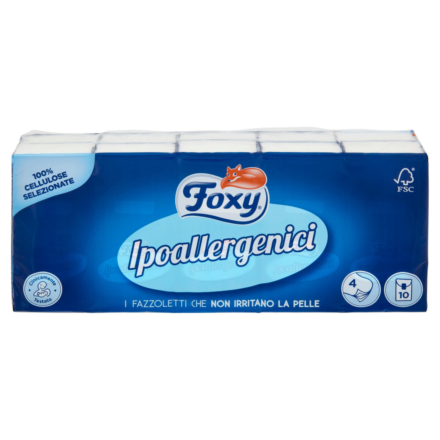 Foxy Ipoallergenici Fazzoletti 10 pz (25529807)