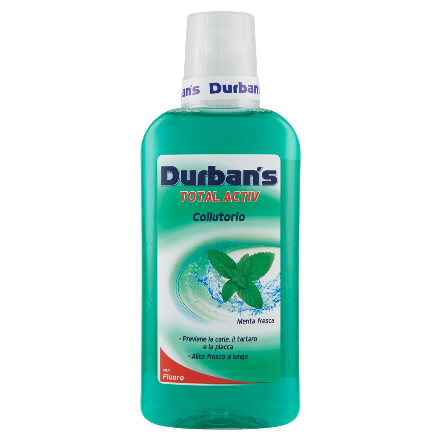 Durban's Total Activ con Fluoro Collutorio Menta fresca 500 ml (25525802)