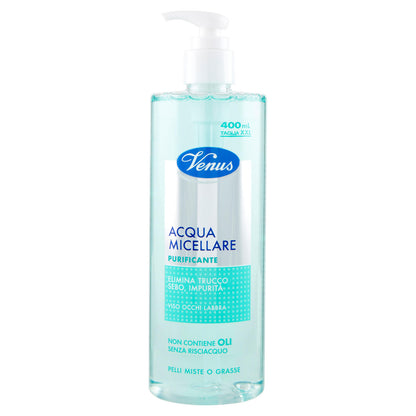 Venus Acqua Micellare Purificante Pelli Miste o Grasse 400 mL (25613366)
