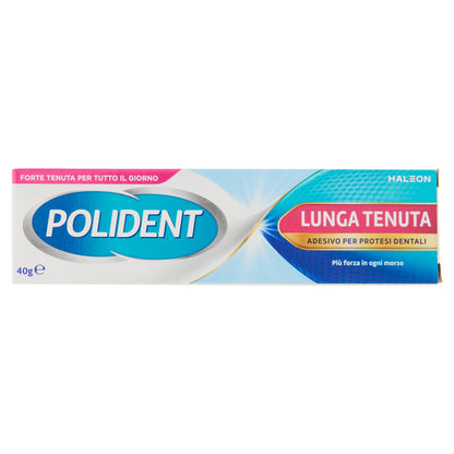 Polident lunga tenuta adesivo per protesi dentiera giornaliera ad alto comfort fino a 12 ore 40gr (25580009)