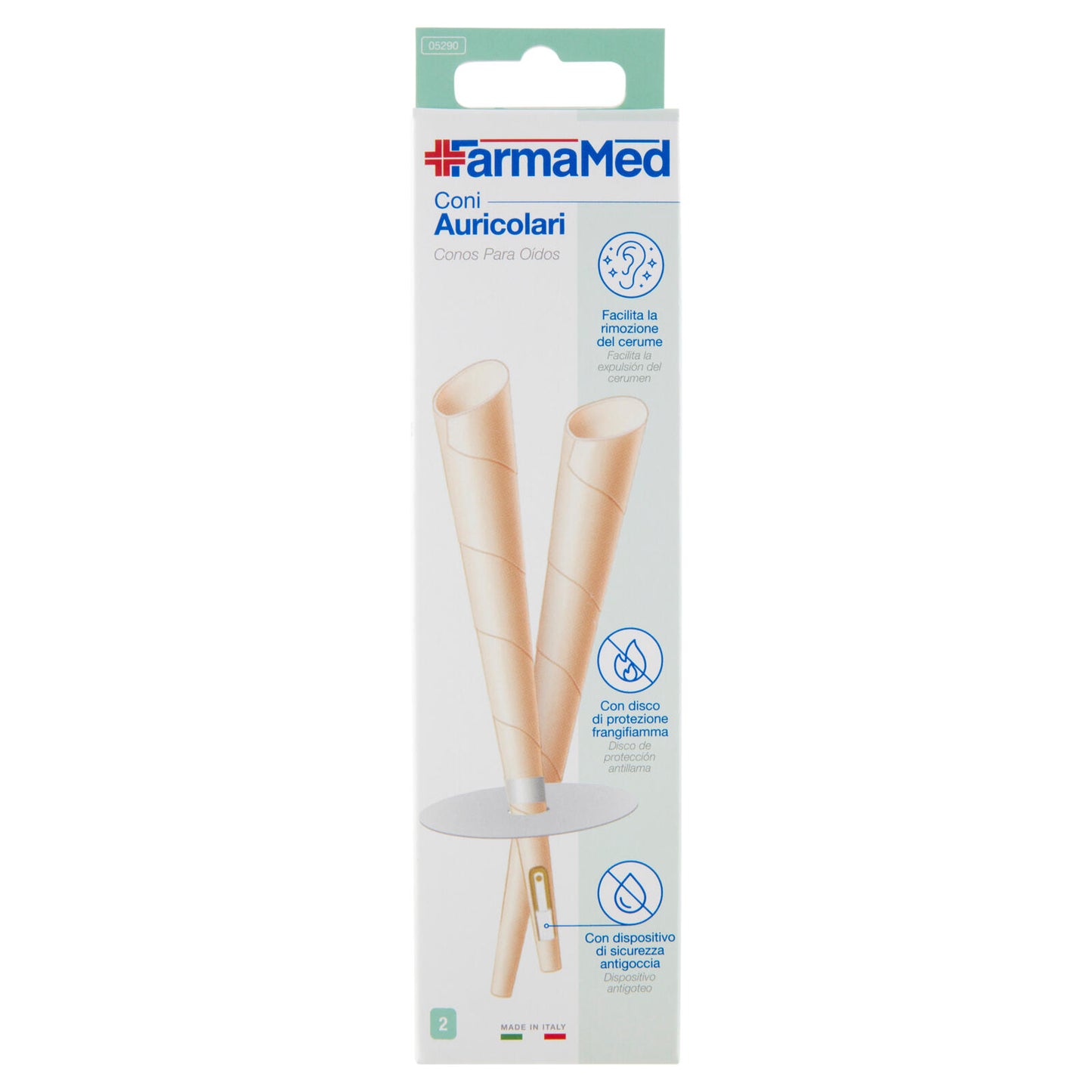 FarmaMed Coni Auricolari 2 pz (25528552)