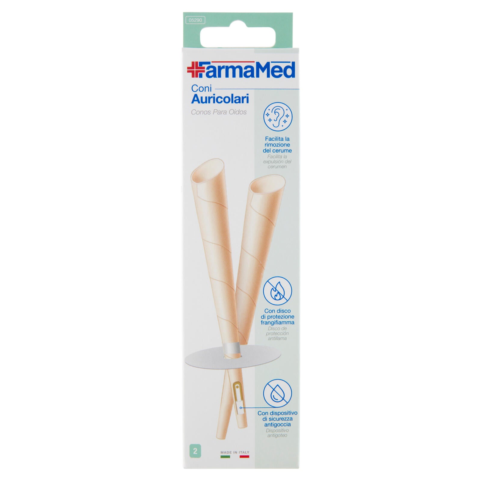 FarmaMed Coni Auricolari 2 pz (25528552)