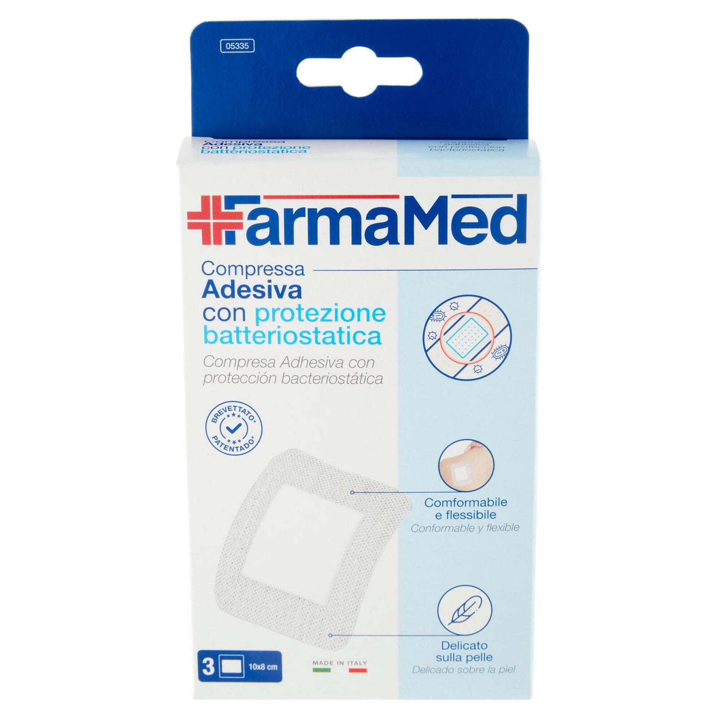 FarmaMed Compressa Adesiva con protezione batteriostatica 3 pz (25528543)