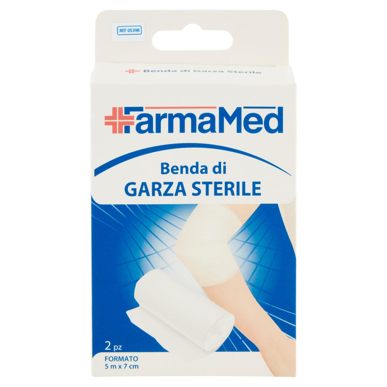 FarmaMed Benda di Garza Sterile Formato 5 m x 7 cm 2 pz (25528459)