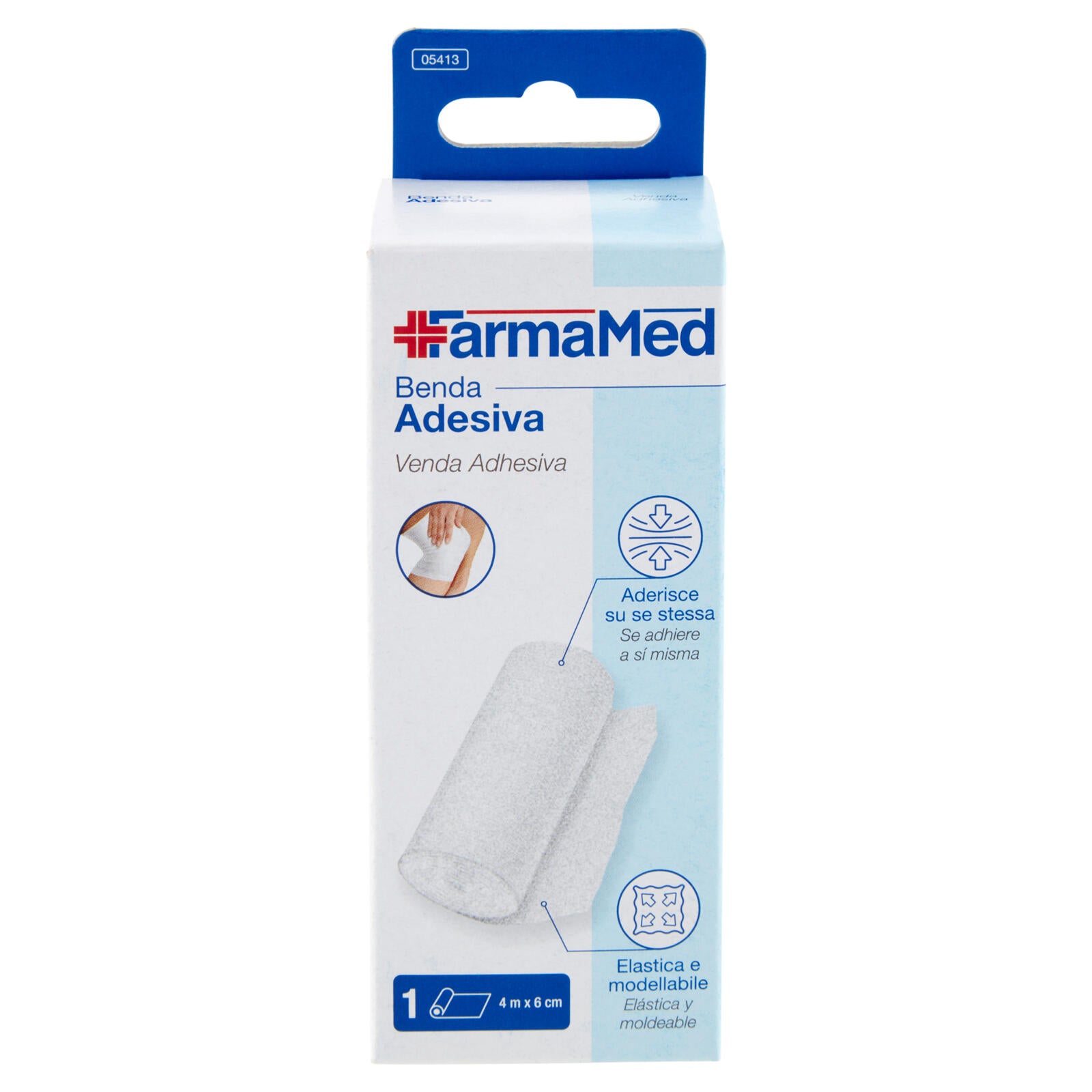 FarmaMed Benda Adesiva 4 m x 6 cm 1 pz (25528455)