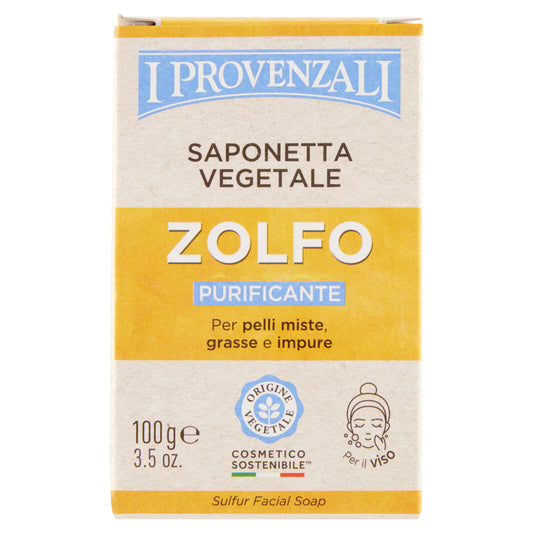 I Provenzali Saponetta Vegetale Zolfo Purificante 100 g (25531141)
