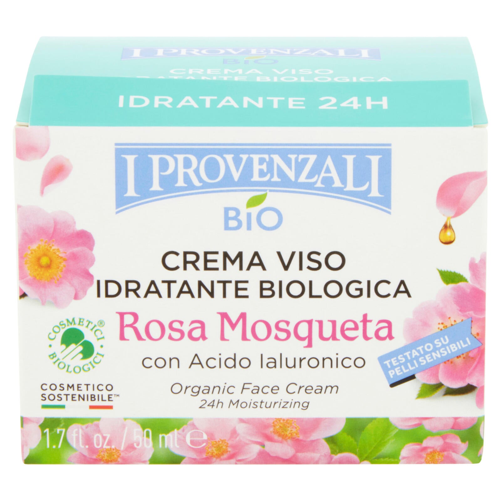 I Provenzali Bio Crema Viso Idratante Biologica Rosa Mosqueta 50 ml (25531119)