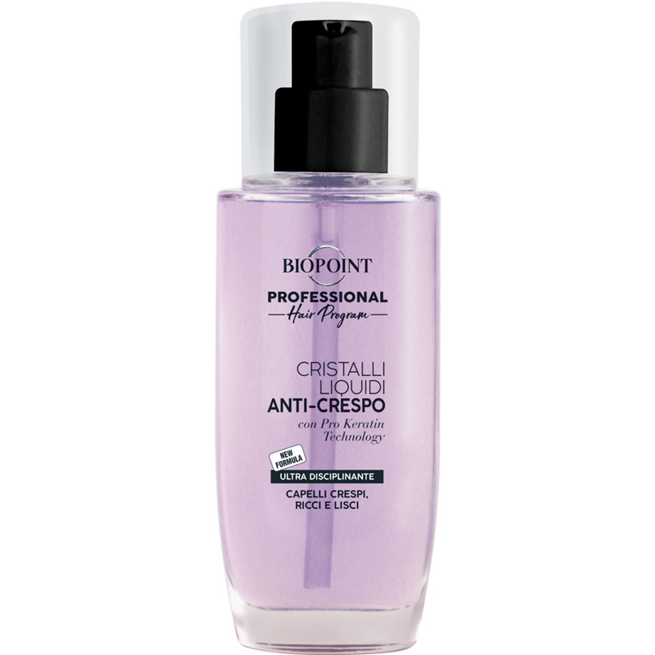 BIOPOINT - Cristalli Liquidi Anti-Crespo Ultra Disciplinanti per Capelli Crespi, Ricci e Lisci - 75 ml (25520337)