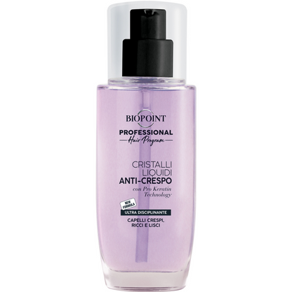 BIOPOINT - Cristalli Liquidi Anti-Crespo Ultra Disciplinanti per Capelli Crespi, Ricci e Lisci - 75 ml (25520337)