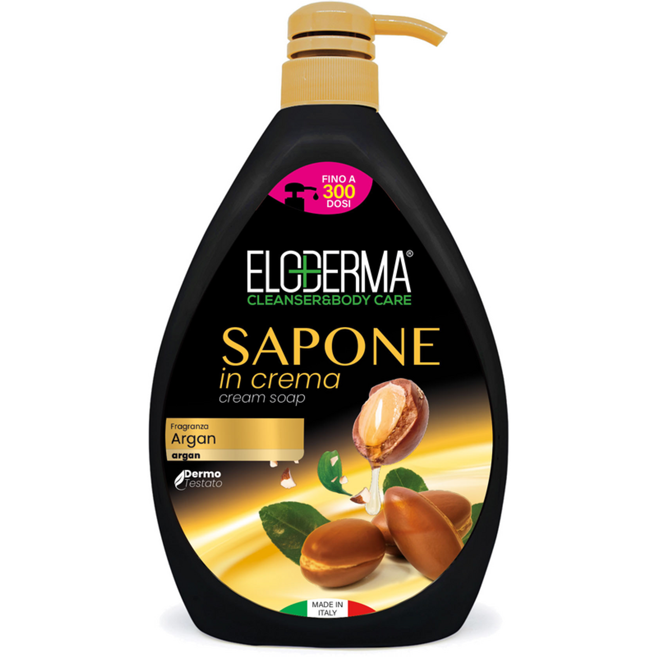 ELODERMA - Sapone Mani in Crema all'Argan con Erogatore - 1000 ml (25526213)