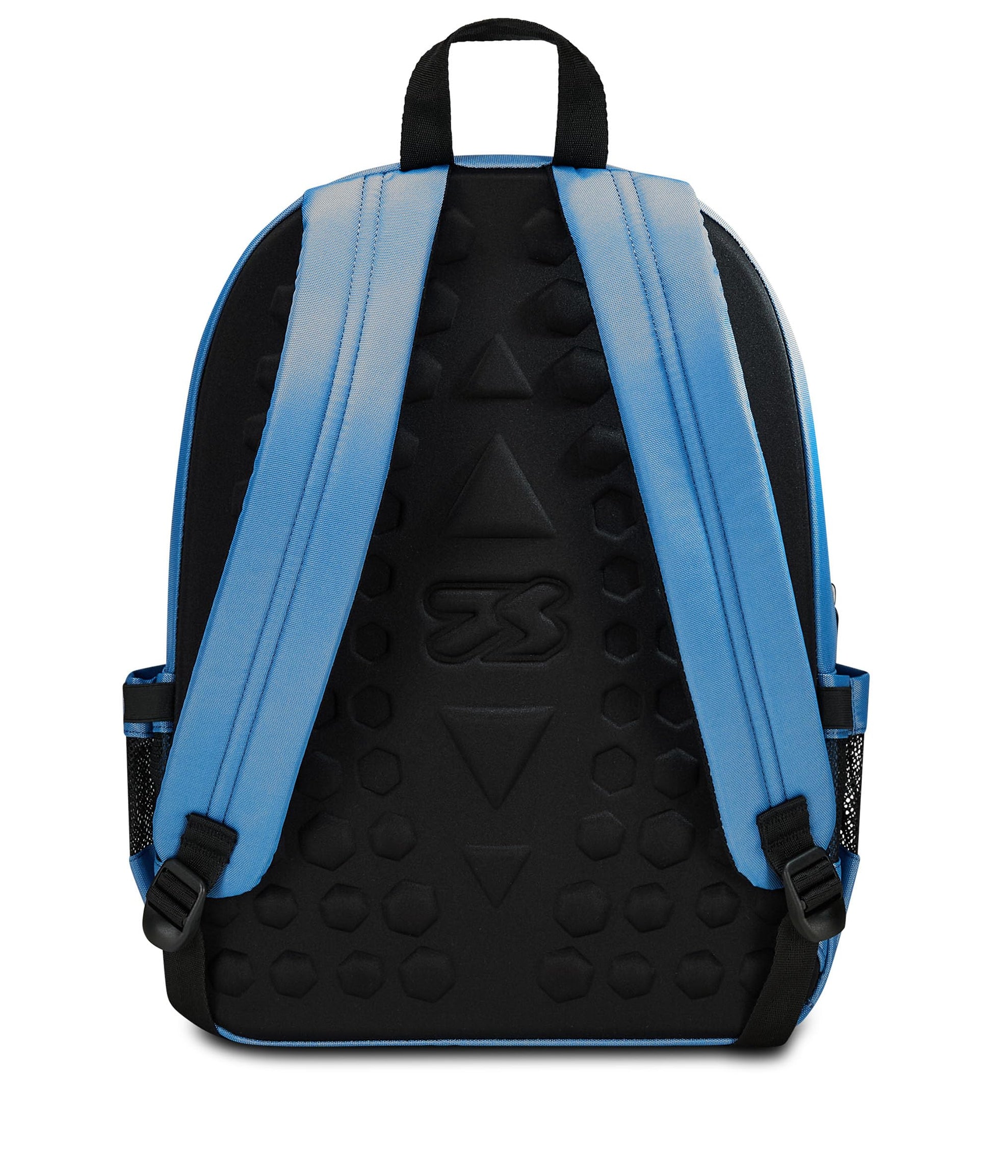 SEVEN Zaino Scuola Freethink, Azzurro, Unisex, Zaino Doppio Scomparto Con Supporto USB, Tasca Porta PC o Tablet e Tasca Porta Borraccia, Zaino Medie e Superiori (25600701)