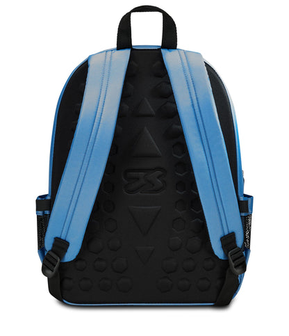SEVEN Zaino Scuola Freethink, Azzurro, Unisex, Zaino Doppio Scomparto Con Supporto USB, Tasca Porta PC o Tablet e Tasca Porta Borraccia, Zaino Medie e Superiori (25600701)