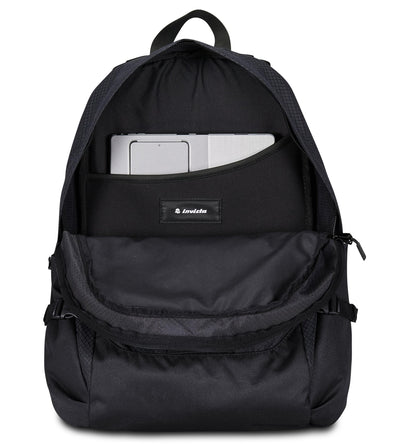 Invicta Zaino Ufficio Invict-Act Plus Fibra Ottica, Nero, Doppio Scomparto Con Tasca PC, Tasca Borraccia, Tasca Con Organizer, Cinghia Vita, Nastri Torace e Regolazione Volume, Zaino Viaggio (25615199)