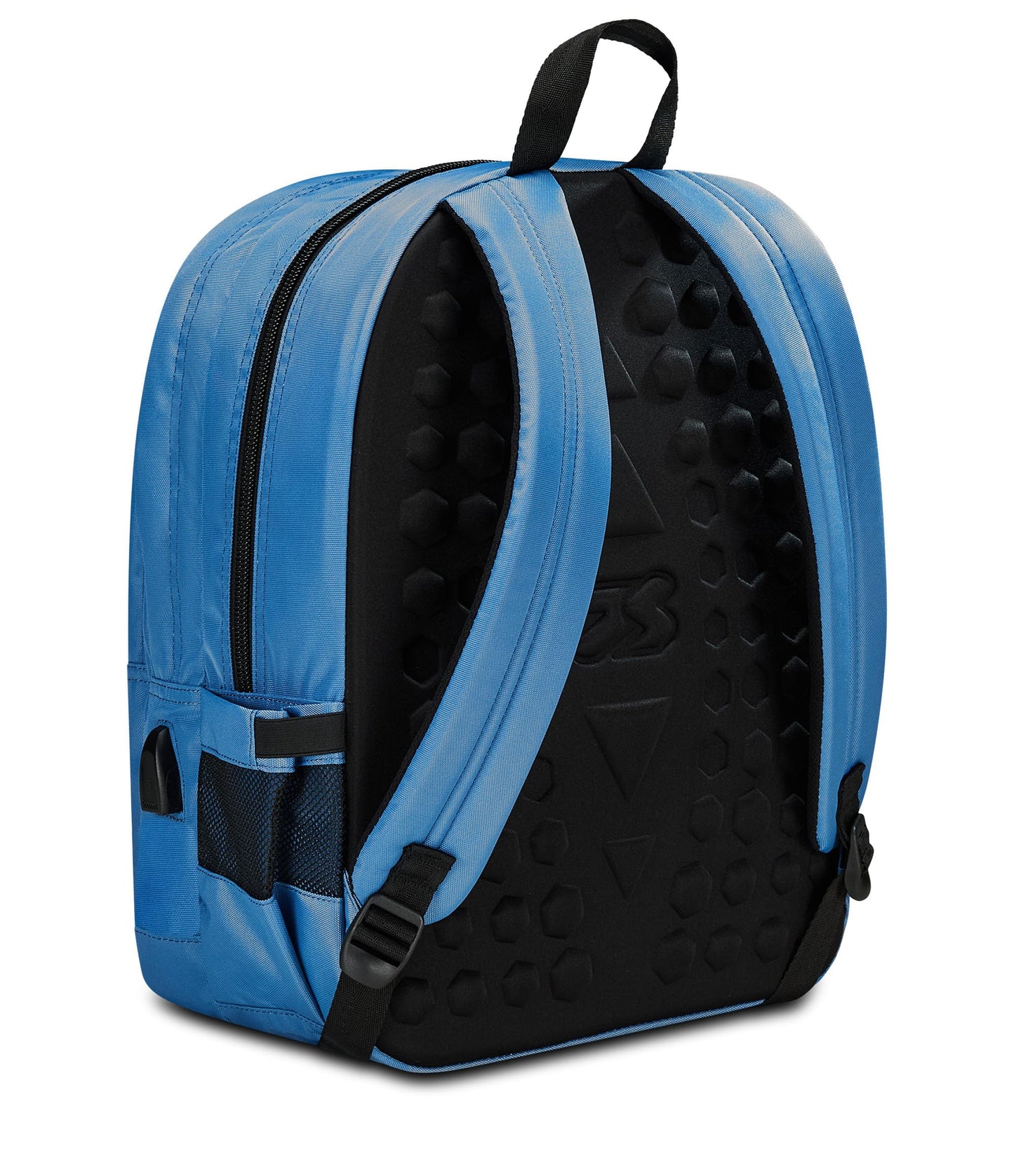 SEVEN Zaino Scuola Freethink, Azzurro, Unisex, Zaino Doppio Scomparto Con Supporto USB, Tasca Porta PC o Tablet e Tasca Porta Borraccia, Zaino Medie e Superiori (25600700)