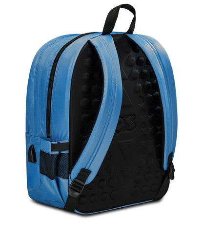 SEVEN Zaino Scuola Freethink, Azzurro, Unisex, Zaino Doppio Scomparto Con Supporto USB, Tasca Porta PC o Tablet e Tasca Porta Borraccia, Zaino Medie e Superiori (25600700)