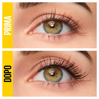 Maybelline New York Colossal Curl Bounce Mascara, 24h di Volume Colossale e Lunghezza Estrema, Con Memory Curl per una Curva delle Ciglia che Dura a Lungo, Very Black, 10 ml (25558673)