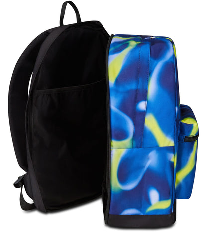SEVEN Zaino Scuola Reversibile New The Double, Shadow Up, Blu Verde, Zaino Mono Scomparto Con Auricolari Earphones Wireless Led, Tasca PC, Tasca Borraccia e Markers, Zaino Medie Superiori Ragazzo (25615396)