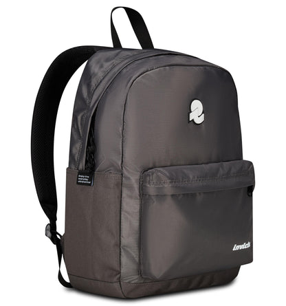 Invicta Zaino Scuola Carlson Plain, Grigio, Zaino Mono Scomparto Con Tasca Porta PC o Tablet e Tasca Porta Borraccia, Zaino Superiori, Università e Viaggio, Unisex (25615158)