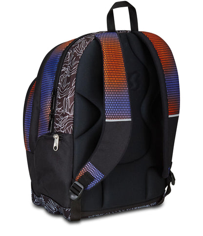 SEVEN Zaino Scuola Dual, Blu e Arancione, Shadefull Boy, Zaino Doppio Scomparto Con Tasca Porta PC o Tablet, Tasca Porta Borraccia e Organizer, Zaino Scuole Medie e Superiori, Bambino Ragazzo (25615323)