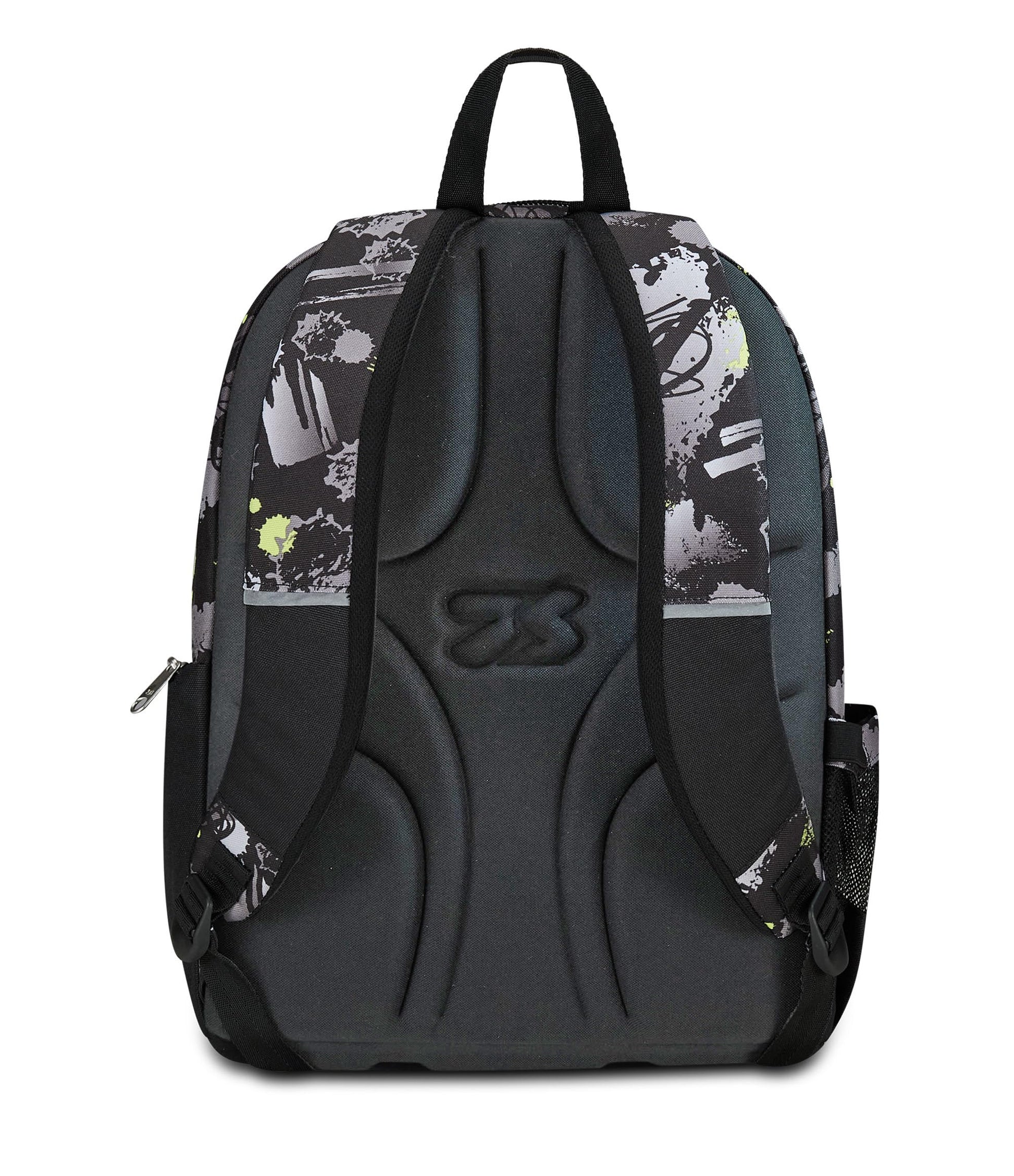 SEVEN Zaino Scuola Advanced, Nero Grigio, Feeling Me, Zaino Doppio Scomparto Con Tasca Porta PC o Tablet, Tasca Porta Borraccia e Organizer, Zaino Scuole Medie e Superiori, Bambino Ragazzo (25599226)