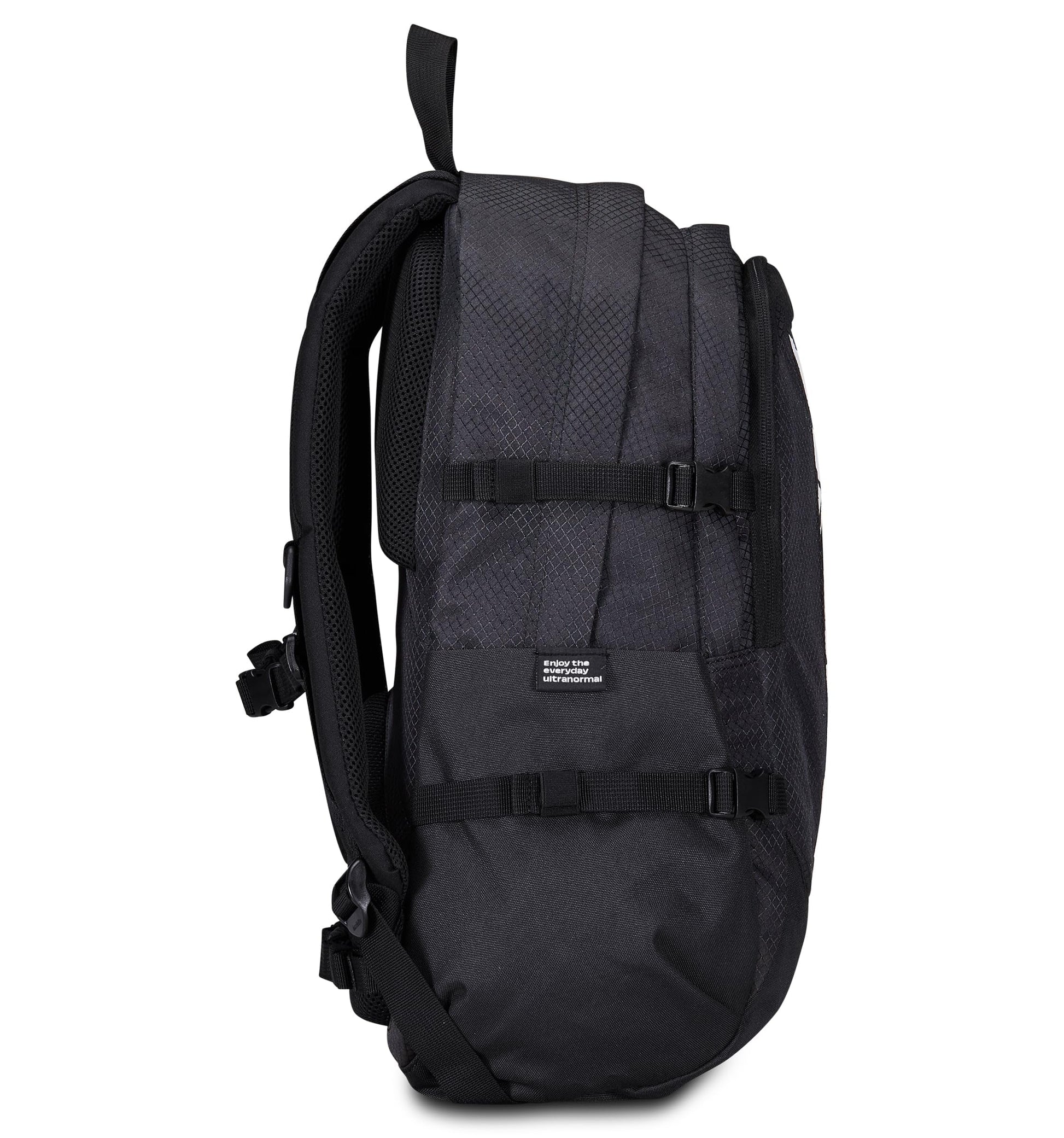 Invicta Zaino Ufficio Invict-Act Plus Fibra Ottica, Nero, Doppio Scomparto Con Tasca PC, Tasca Borraccia, Tasca Con Organizer, Cinghia Vita, Nastri Torace e Regolazione Volume, Zaino Viaggio (25615195)