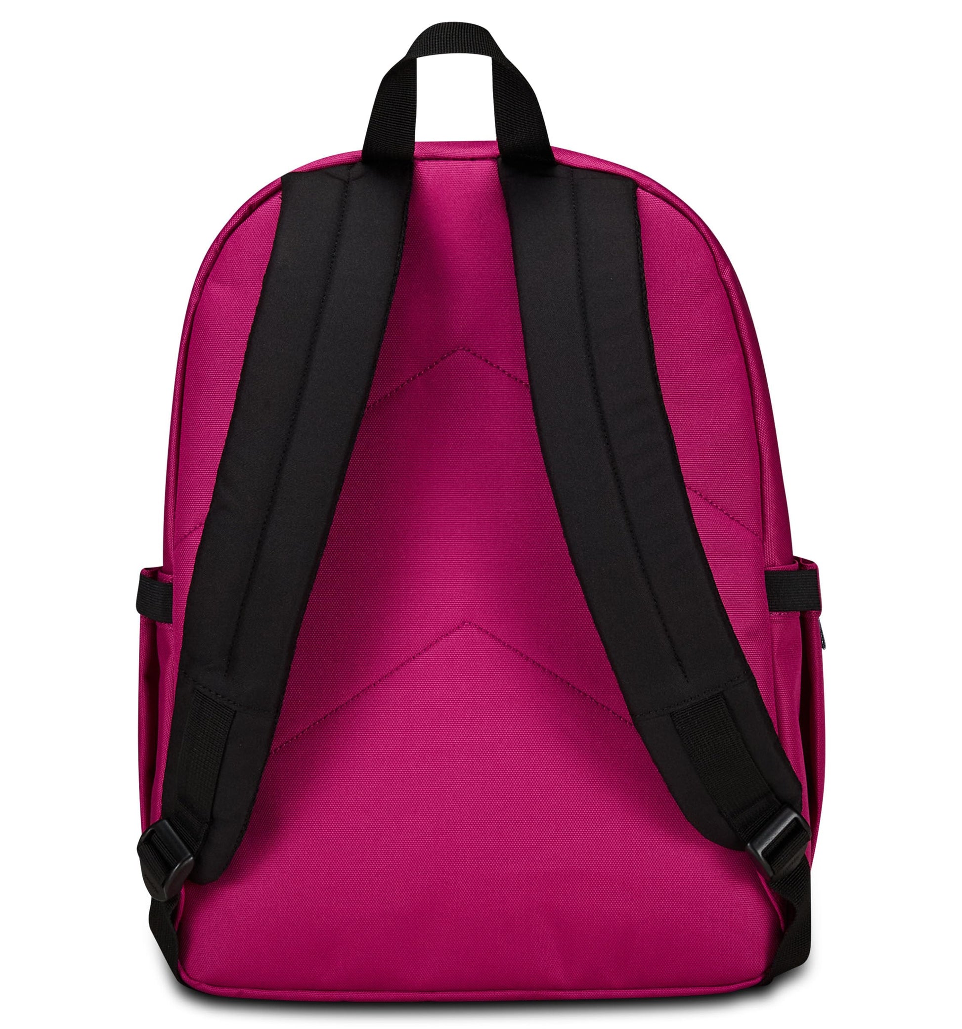 Invicta Zaino Scuola Jelek Plain, Fucsia, Zaino Doppio Scomparto Super Capiente Con Tasca Porta PC o Tablet, Tasca Porta Borraccia e Tasca Con Organizer, Medie, Superiori e Viaggio, Donna Ragazza (25615227)