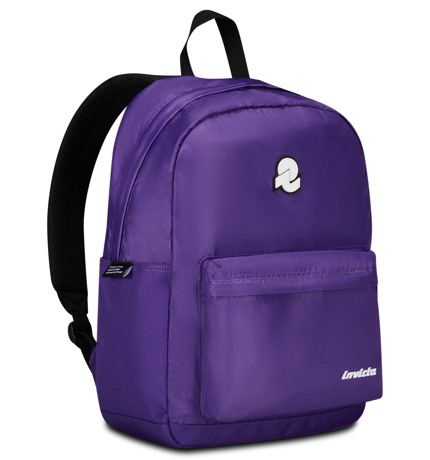 Invicta Zaino Scuola Carlson Plain, Viola, Zaino Mono Scomparto Con Tasca Porta PC o Tablet e Tasca Porta Borraccia, Zaino Superiori, Università e Viaggio, Ragazza Donna (25615151)