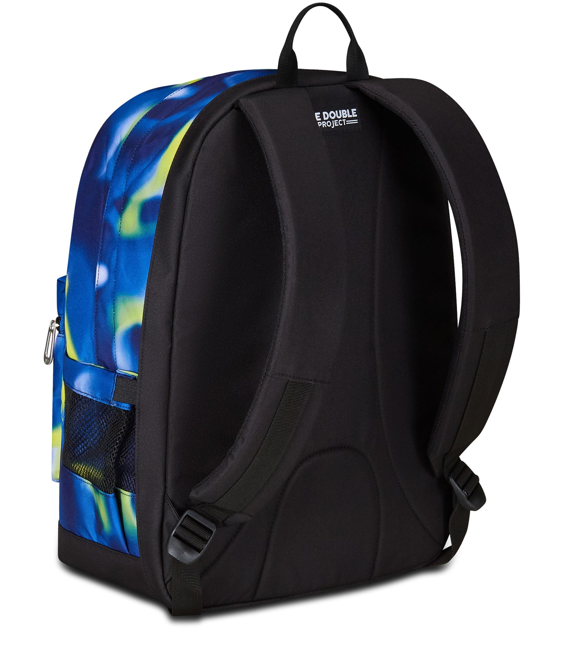 SEVEN Zaino Scuola Reversibile New The Double, Shadow Up, Blu Verde, Zaino Mono Scomparto Con Auricolari Earphones Wireless Led, Tasca PC, Tasca Borraccia e Markers, Zaino Medie Superiori Ragazzo (25615395)