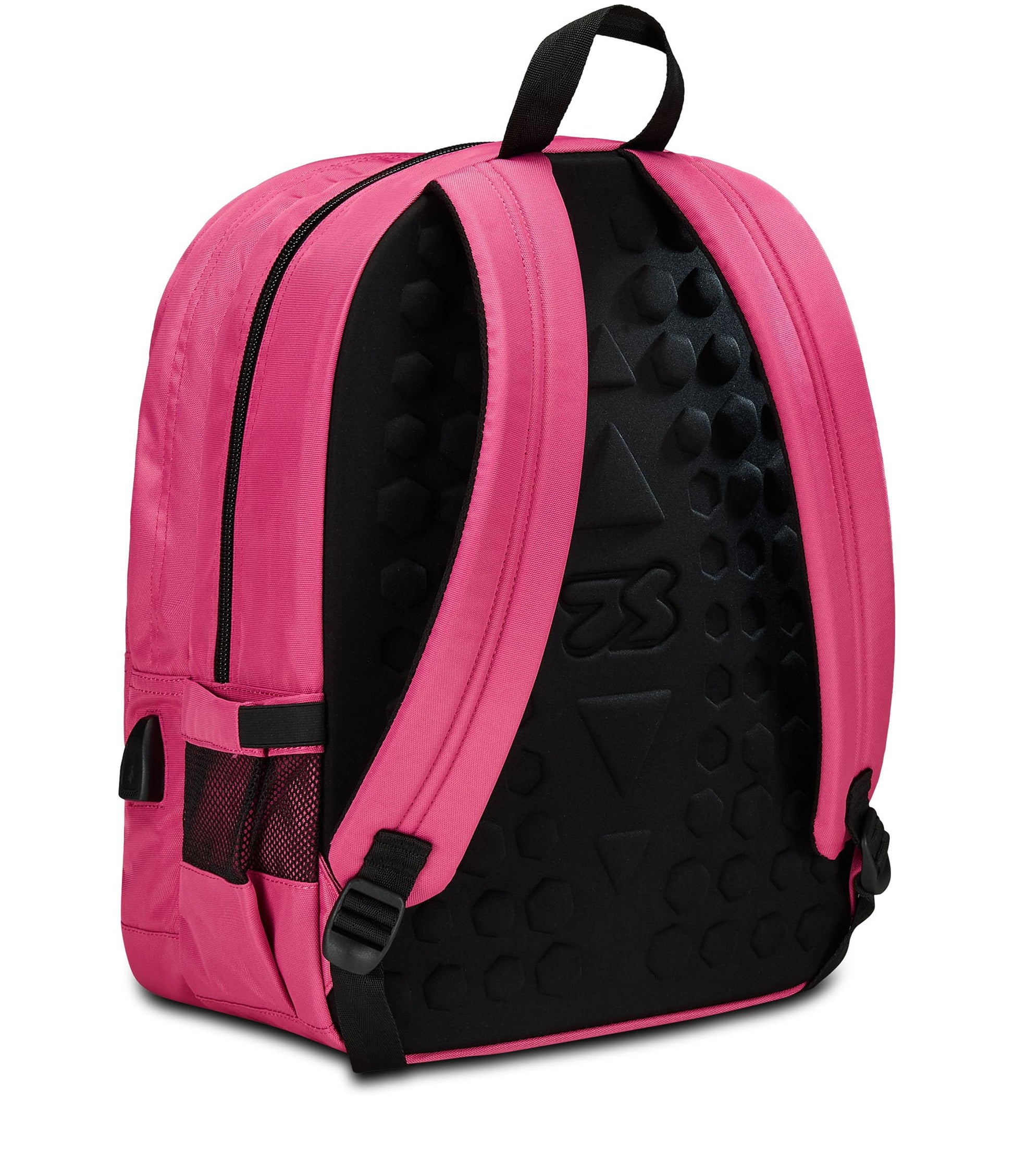 SEVEN Zaino Scuola Freethink, Fucsia, Unisex, Zaino Doppio Scomparto Con Supporto USB, Tasca Porta PC o Tablet e Tasca Porta Borraccia, Zaino Medie e Superiori (25601006)