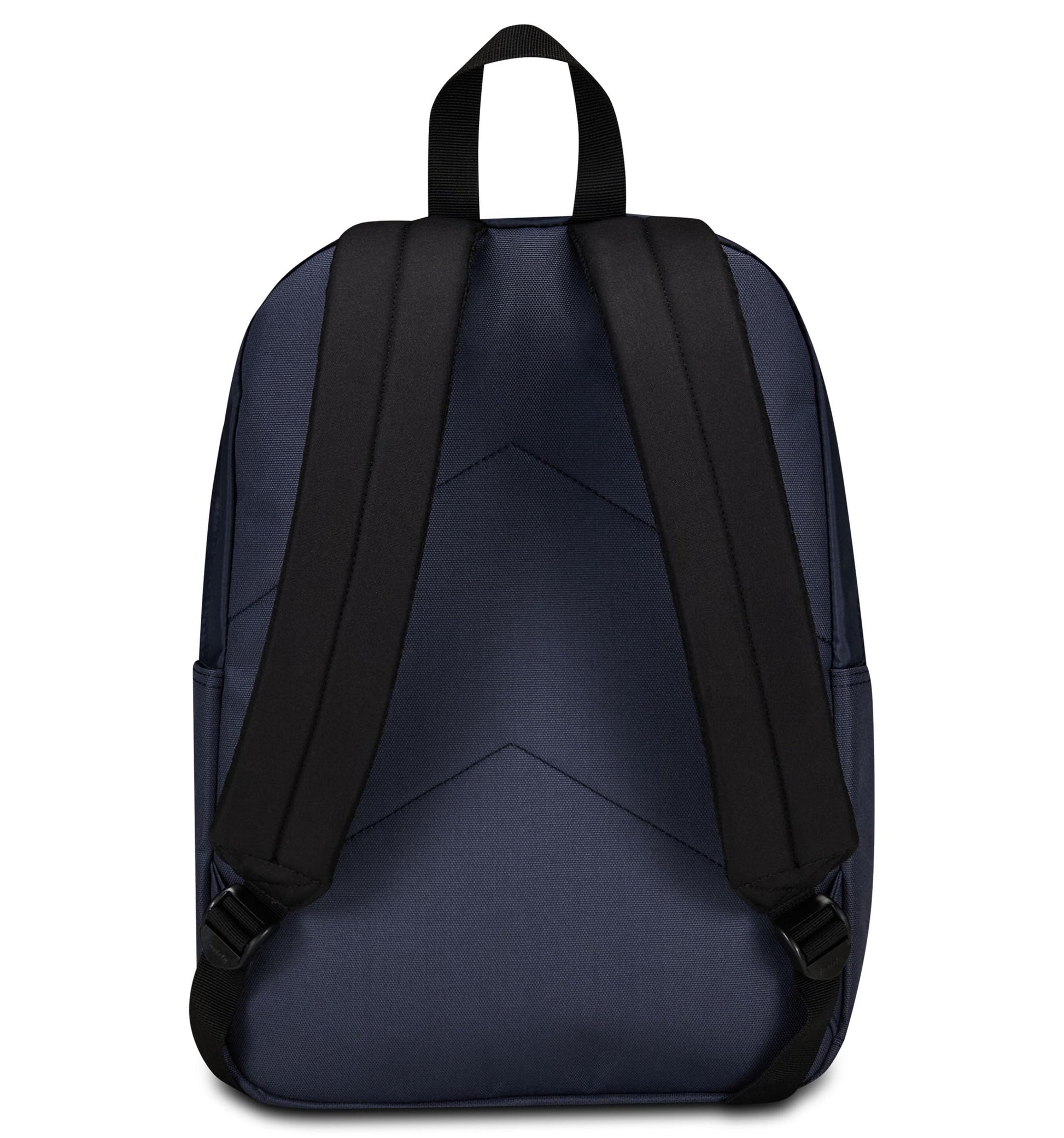 Invicta Zaino Scuola Carlson Plain, Blu, Zaino Mono Scomparto Con Tasca Porta PC o Tablet e Tasca Porta Borraccia, Zaino Superiori, Università e Viaggio, Unisex (25615167)