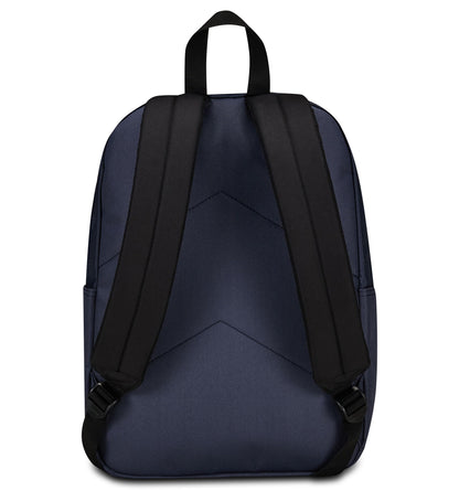 Invicta Zaino Scuola Carlson Plain, Blu, Zaino Mono Scomparto Con Tasca Porta PC o Tablet e Tasca Porta Borraccia, Zaino Superiori, Università e Viaggio, Unisex (25615167)